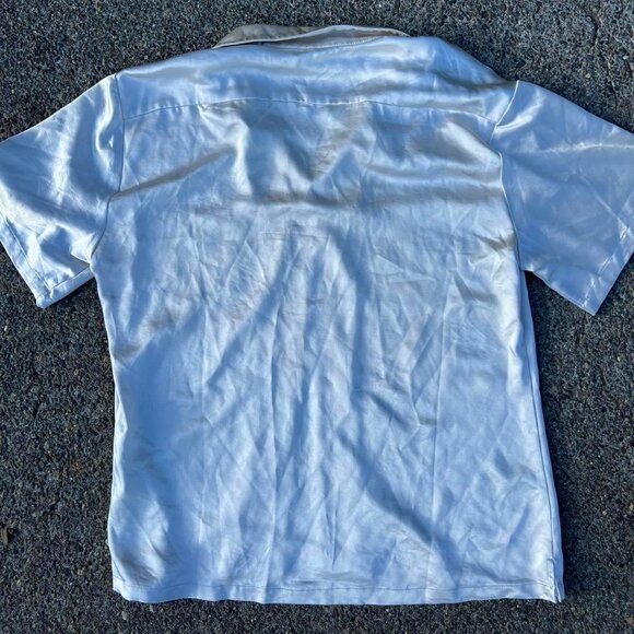 Motel Rocks Satin Button Down - Picture 3 of 5